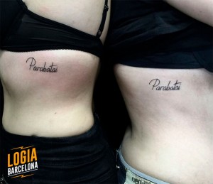 Tatuajes en pareja lettering    